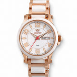 Reactor White & Rose Gold Ceramic Watch (Crystal)