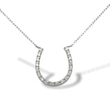 CZ Horseshoe Necklace