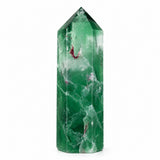 Green Fluorite Crystal Point