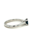 Solitaire Sapphire in Platinum