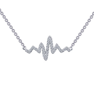 SS Heartbeat Necklace