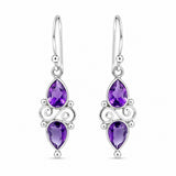 Amethyst Drop Earrings