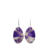 Purple Jade Earrings