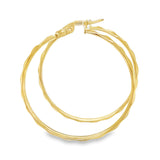 Twisted Hoop Earrings