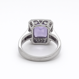 Amethyst & Diamond Ring
