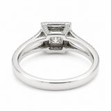 Princess Cut Diamond Halo Ring