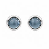 Powder Chalcedony Stud Earrings