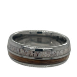 Tungsten Carbide Antler & Bourbon Ring