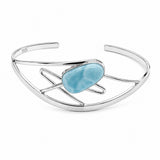 Larimar Cuff Bracelet