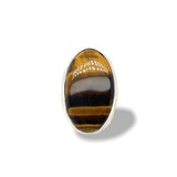 Oval Tiger's Eye Ring