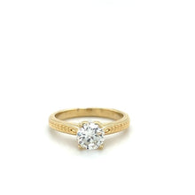 14KY Solitaire Diamond Engagement Ring