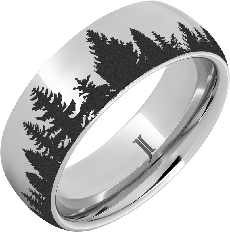 Serinium Pine Forest Engraved Ring