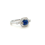 Vintage-Inspired Sapphire Ring