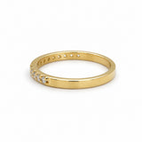 Yellow Gold Diamond Band