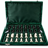 Marble Chess Set, w/ Hand Carved Chess Pieces