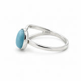Oval Larimar Ring
