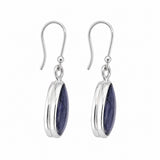 Pear Shape Iolite Dangle Earrings