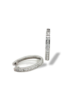 Diamond Hoop Earring