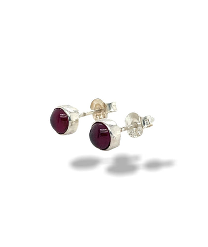 Garnet Stud Earrings