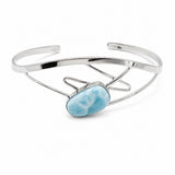 Larimar Cuff Bracelet