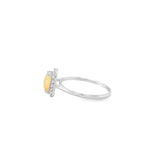 Opal & Diamond Ring