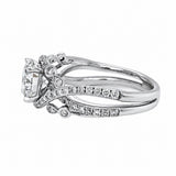 Round Lab Grown Engagement Ring