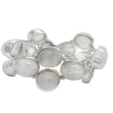 Oval Rainbow Moonstone Bracelet