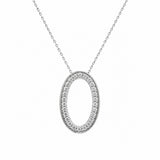 Oval Diamond Necklace