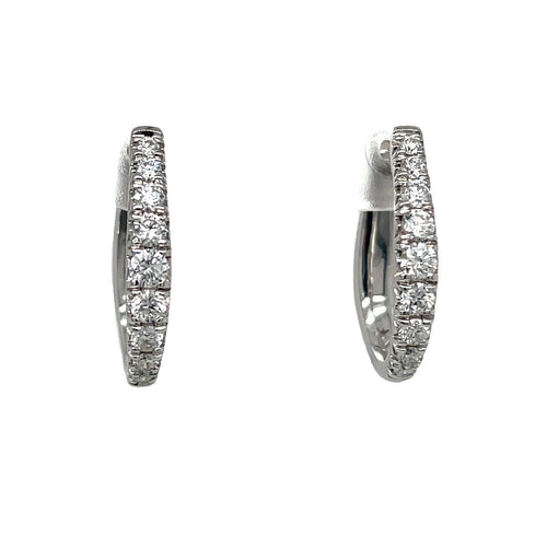 Diamond Hoop Earring