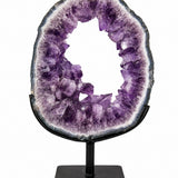 Amethyst Portal on Metal Stand