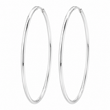 Round Hoop Earrings