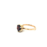 14KY 2 CT Mozambique Garnet Solitaire Ring