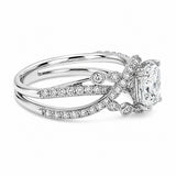 Round Lab Grown Engagement Ring