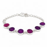 Purple Druzy Bracelet