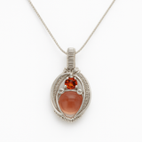 Sunstone Wire-Wrapped Pendant