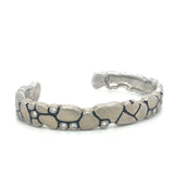 14KW Boulder Cuff w/ 10 Diamonds
