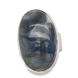 Oval Labradorite Ring