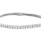 18KW Diamond Tennis Bracelet
