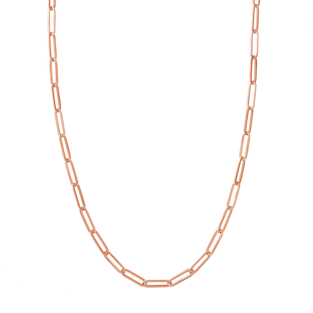 14KR Paperclip Chain