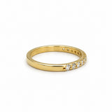 Yellow Gold Diamond Band