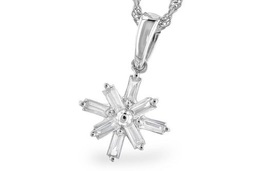 Diamond Snowflake Necklace