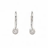 Diamond Leverback Earrings