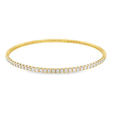Diamond Eternity Flex Bangle Bracelet