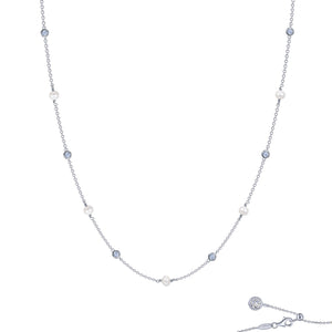 Cultured Freshwater Pearl Station Necklace