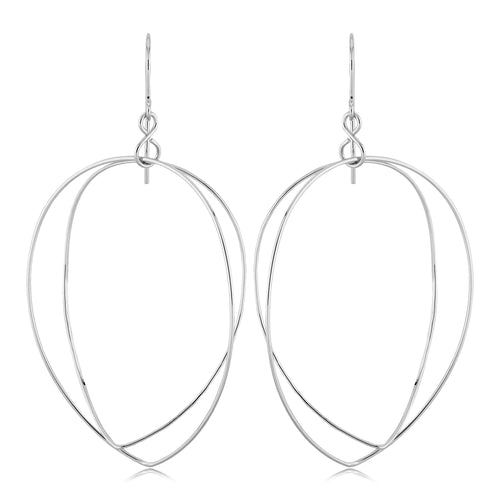 Double Tear Drop Earrings