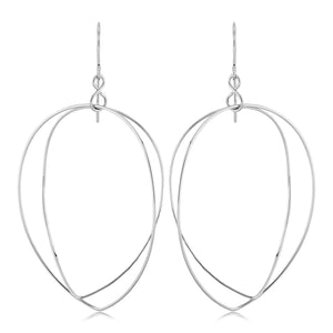 Double Tear Drop Earrings