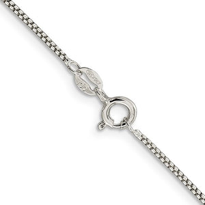 Sterling Silver 16" Round Box Chain