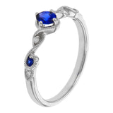 Sapphire & Diamond Ring