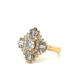 Cluster Engagement Ring