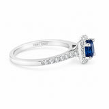 Sapphire & Diamond Ring